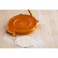 IMUSA Tortilla Press Cast Aluminum - Orange Perspective: Main