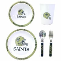 New Orleans Saints 5 Piece Children's Dinner Set