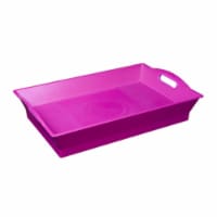 Little Butler TRAYSWBER PVC Serving Tray, Wild Berry - Small