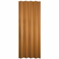 LTL Home Products Via 36 x 80 Vinyl Hinged Single Folding Door, Fruitwood