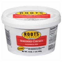 Roots Frozen Raw Shredded Chicken Sandwich Mix Perspective: Main