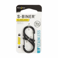 Nite Ize S-Biner SlideLock #2 Stainless Hook - Black Perspective: Main
