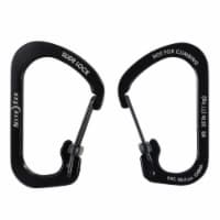 Nite Ize SlideLock #3 Stainless Steel Carabiner - Black Perspective: Main