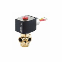 Redhat Solenoid Valve,Brass,NC,Air, Inert Gas 8320G182