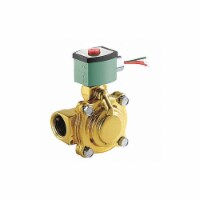 Asco Solenoid Valve,Brass,NC,Air, Inert Gas 8210G022