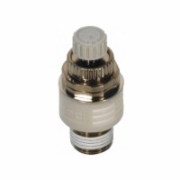 Smc Exhaust Port Flow Control,1/2 NPT ASN2-N04-S