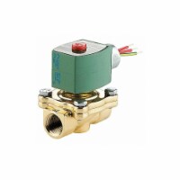 Redhat Solenoid Valve,Brass,NC,Air, Inert Gas 8210G003B