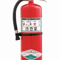 Amerex Fire Extinguisher,Steel,Red,ABC 398