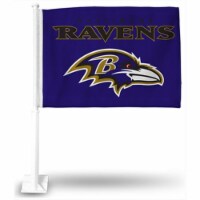 Rico NFL Baltimore Ravens Car Flag