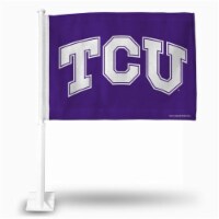 Casey's TCU Horned Frogs Car Flag Perspective: Main