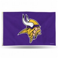 Rico Industries RIC-FGB3102 Minnesota Vikings NFL 3in x 5in Banner Flag