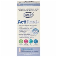Kendy USA Prebiotic Probiotic Symbiotic ActiFlora Plus - 100 Capsules Perspective: Main