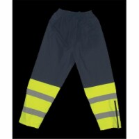 2W 737C-E XXL Class E Waist Rain Pants - Lime & Blue&#44; XX-Large