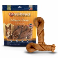 Pet Factory CareChewz Collagen Twist Keys Chicken Marinade Flavor - 6-7", 6 Count
