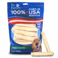 Pet Factory Made in USA Beefhide Chip Rolls Natural Flavor - 5 , 22 Count