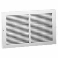 American Metal Products 375W12X6 White Baseboard Return Grille- 12 x 6 in