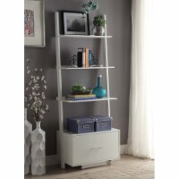 American Heritage Ladder Bookcase with File Drawer - 8043491W