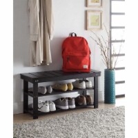Oxford Utility Mudroom Bench with Shelves
