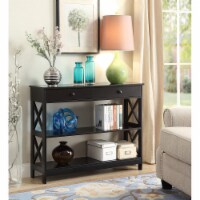 Oxford 1 Drawer Console Table with Shelves