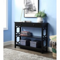 Omega 1 Drawer Console Table with Shelves