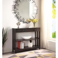Mission 1 Drawer Console Table with Shelves