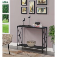Tucson Starburst Console Table with Shelf