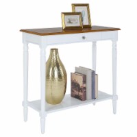 French Country 1 Drawer Hall Table with Shelf