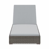 Homestyles 6801-83 Boca Raton Outdoor Chaise Lounge, Brown - 10.25 x 30.5 x 75 in.