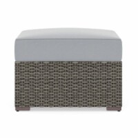 Homestyles 6801-90 Boca Raton Outdoor Ottoman, Brown - 18 x 24.5 x 18.75 in.
