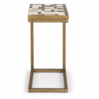 Homestyles Geometric Wood Pull-up Table