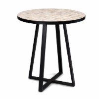 Homestyles 5602-30F Panama Outdoor Bistro Table, Brown - 30 x 27.5 x 27.5 in.