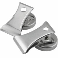 Master Magnetics 1 In. Dia. Chrome Magnetic Note Holder Clip (2-Pack) 07219