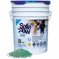 Safe Paw Pet Friendly Concrete Safe Salt Free Ice Melt Pellets, 35 Pound Pail