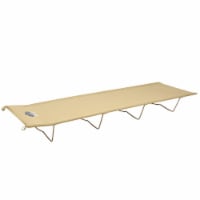Kamp-Rite Compact Lightweight Economy Cot Indoor/Outdoor Sleeping Bed, Tan