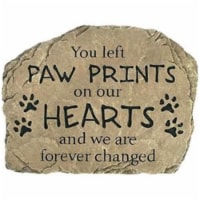 Carson Home Accents CHA13051 Paw Prints Pet Garden Stone
