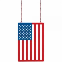 Carson Home Accents CHA44093 American Flag Metal Garden Flag