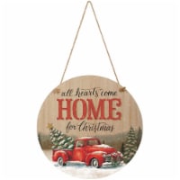 Carson Home Accents 205059 17 x 14 in. All Hearts Christmas Door Hanger