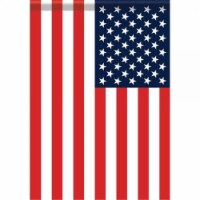 Carson Home Accents CHA49100 American Flag Garden Flag, Red & Blue - 12.5 x 18 in.