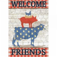 Carson Home Accents CHA49484 12.5 x 18 in. Farm Sweet Farm Garden Flag