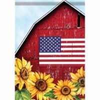 Carson Home Accents CHA49856 Barn Flag Garden Flag, Red - 12.5 x 18 in.