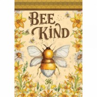 Carson Home Accents CHA49932 12.5 x 18 in. Bee Kind Garden Flag