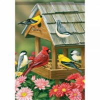 Carson Home Accents CHA49958 12.5 x 18 in. Feeder Meeting Garden Flag