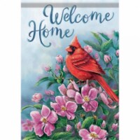 Carson Home Accents CHA50042 12.5 x 18 in. Pop of Red Garden Flag