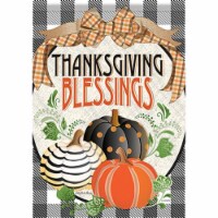 Carson Home Accents 205070 12.5 x 18 in. Dura Soft-Painted Pumpkins Garden Flag