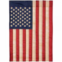Carson Home Accents CHA55453 Tea Stained American Garden Flag