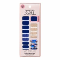 Dashing Diva GS05 Blue Vixon Gloss Ultra Shine Gel Nail Strip