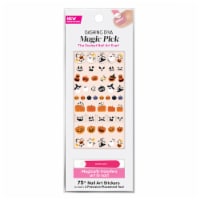 Dashing Diva Magic Pick Pumpkin Patch Nail Art Stickers Perspective: Main