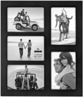 Malden Linear 5-Opening Collage Picture Frame - Black Perspective: Main