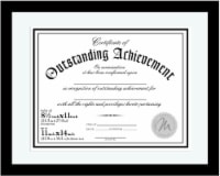 Malden Document Frame - Black