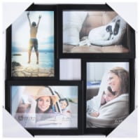 Malden® 4-Opening Puzzle Collage Wall Frame - Black Perspective: Main